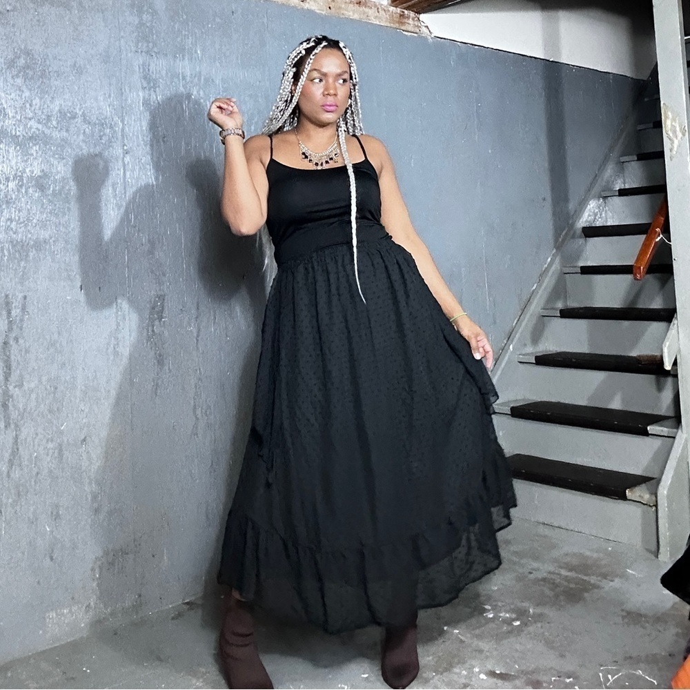 Vintage Maxi Skirt, L